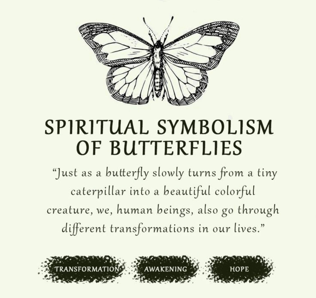 Copper and Opal earrings butterfly